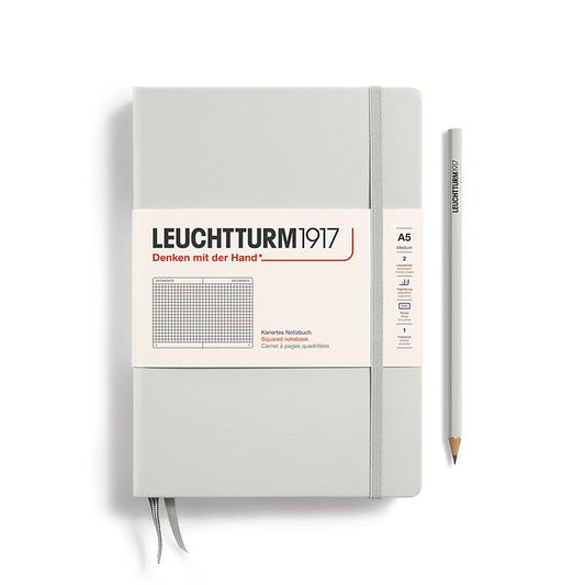 Grid Journal | A5 Hardcover - LIGHT GREY #367249-7