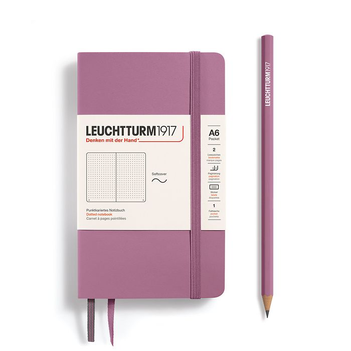 Dot Grid Journal | A6 Pocket - DUSTY ROSE #372376-7