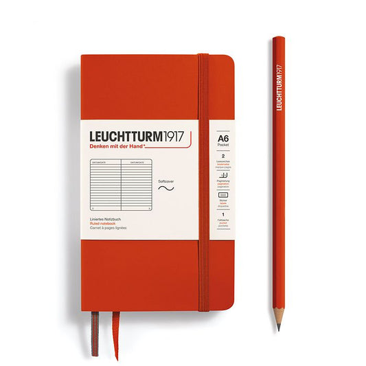 Lined Journal | A6 Pocket - FOX RED #370325-7