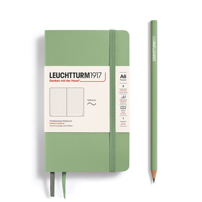 Dot Grid Journal | A6 Pocket - SAGE #363952-7