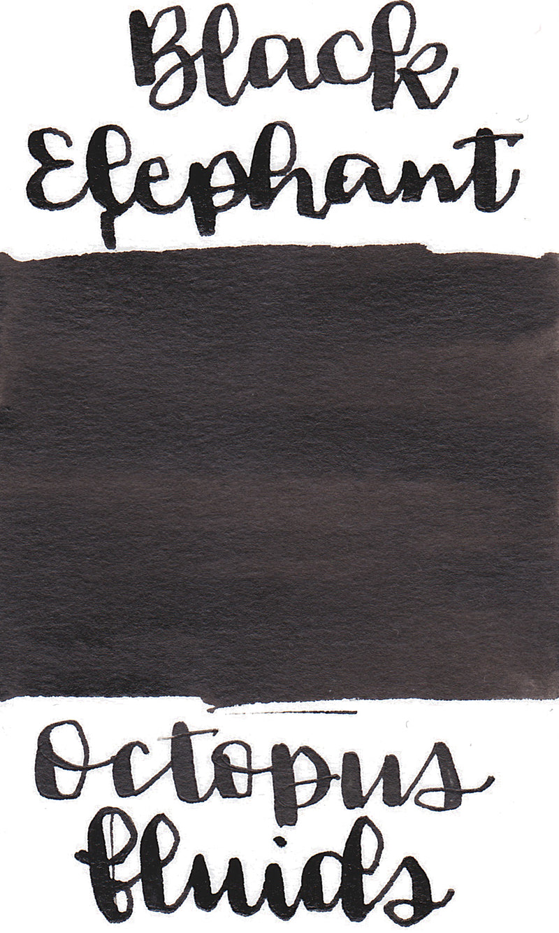 Écrire et dessiner | 414 ÉLÉPHANT NOIR #WD-BK-025-050