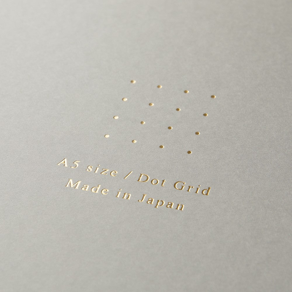 Dot Grid Notepad | A5 Coloured Paper - GREY #15336-006