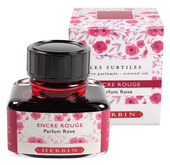 Jacques Herbin | Scented Fountain Pen Ink - ROSE #13768T *PICK UP ONLY*