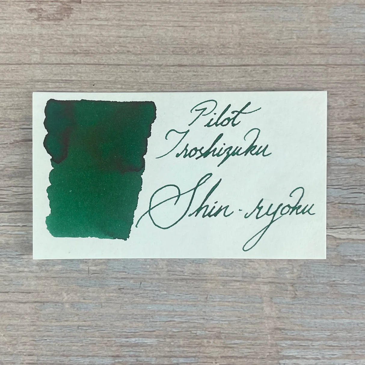 Iroshizku | 50mL - SHIN-RYOKU (Forest Green)