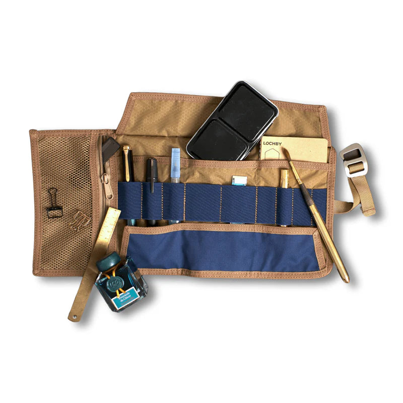 Lochby Tool Roll - Navy #66723 – The Papery