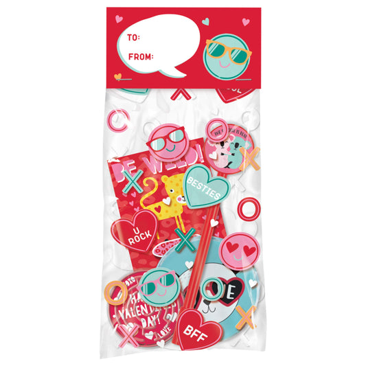 Valentine's Treat Bags - BAG WITH HEADERS #370545-1