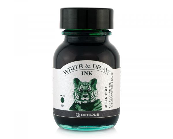 Write & Draw | 50 mL Ink Bottle - 337 GREEN TIGER #WD-GN-025-050
