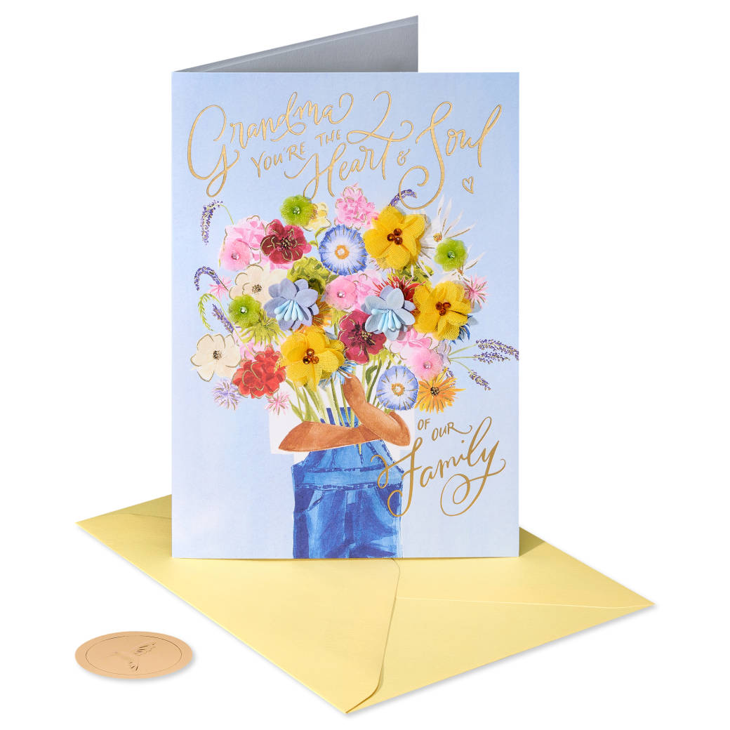 Mother's Day Card | Grandmother - 3D BOUQUET #7067367