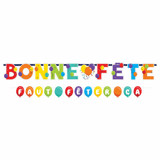 Bonne Fête Jumbo Banner Kit #122716-1