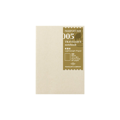 Passport Refill | 005 Lightweight Paper #14371-006