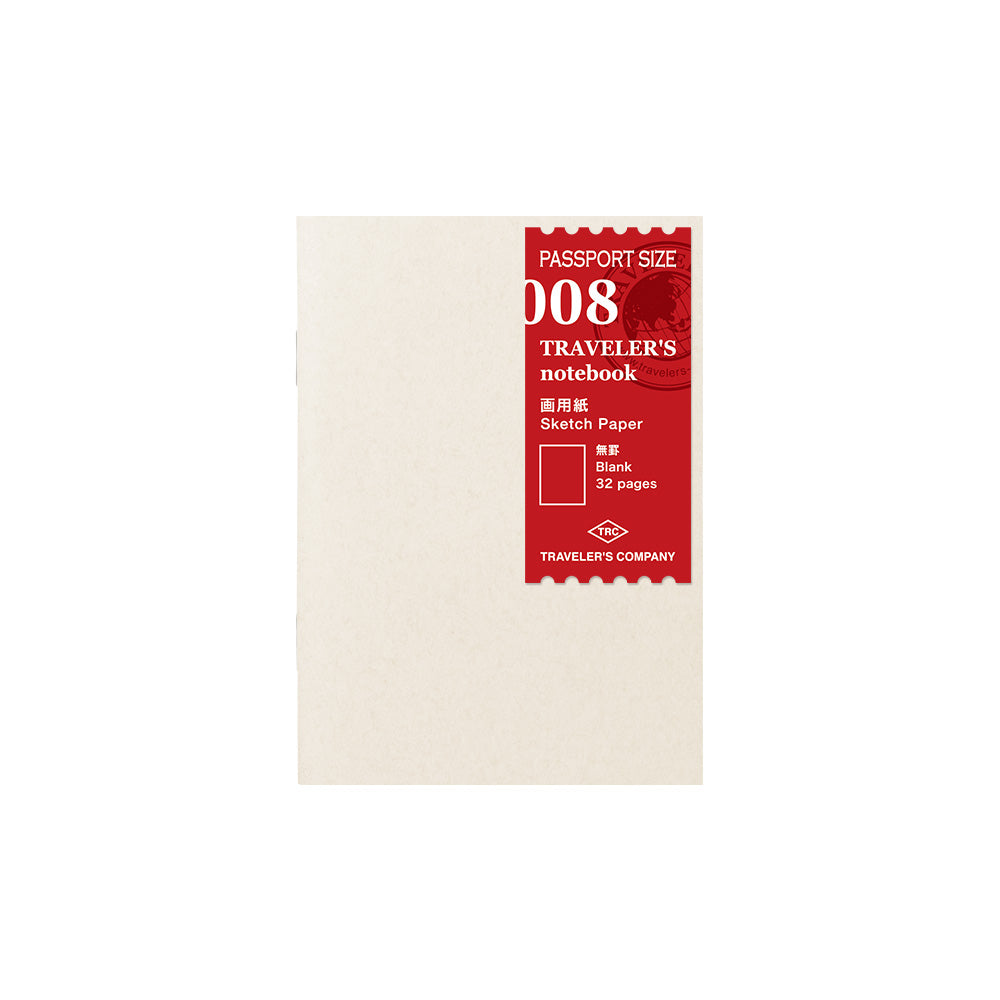 Papier à croquis de recharge pour passeport TN 008 #14372-006