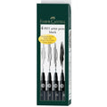 Pitt Artist Pens | Set of 4 - BLACK #167100-5