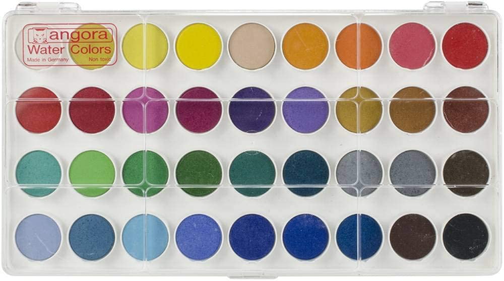 Angora | Opaque Pan Watercolours - Set of 36 #2650036