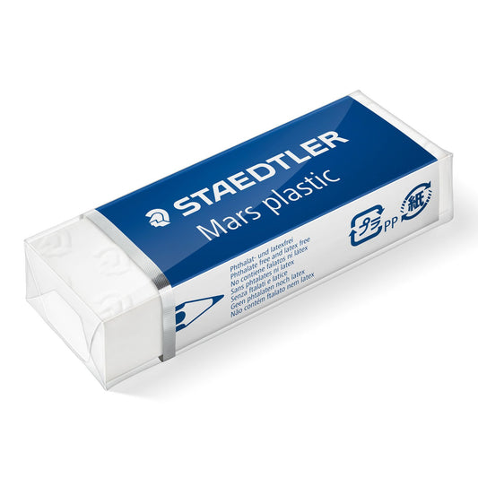 Eraser | White Plastic  #526-50 *CHANGE SKU*