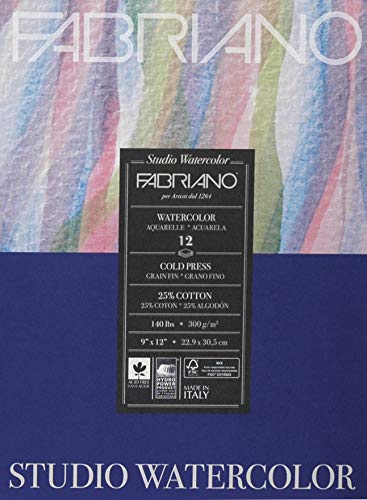 Fabriano Aquarelle 9" x 12" 300gsm #91230022