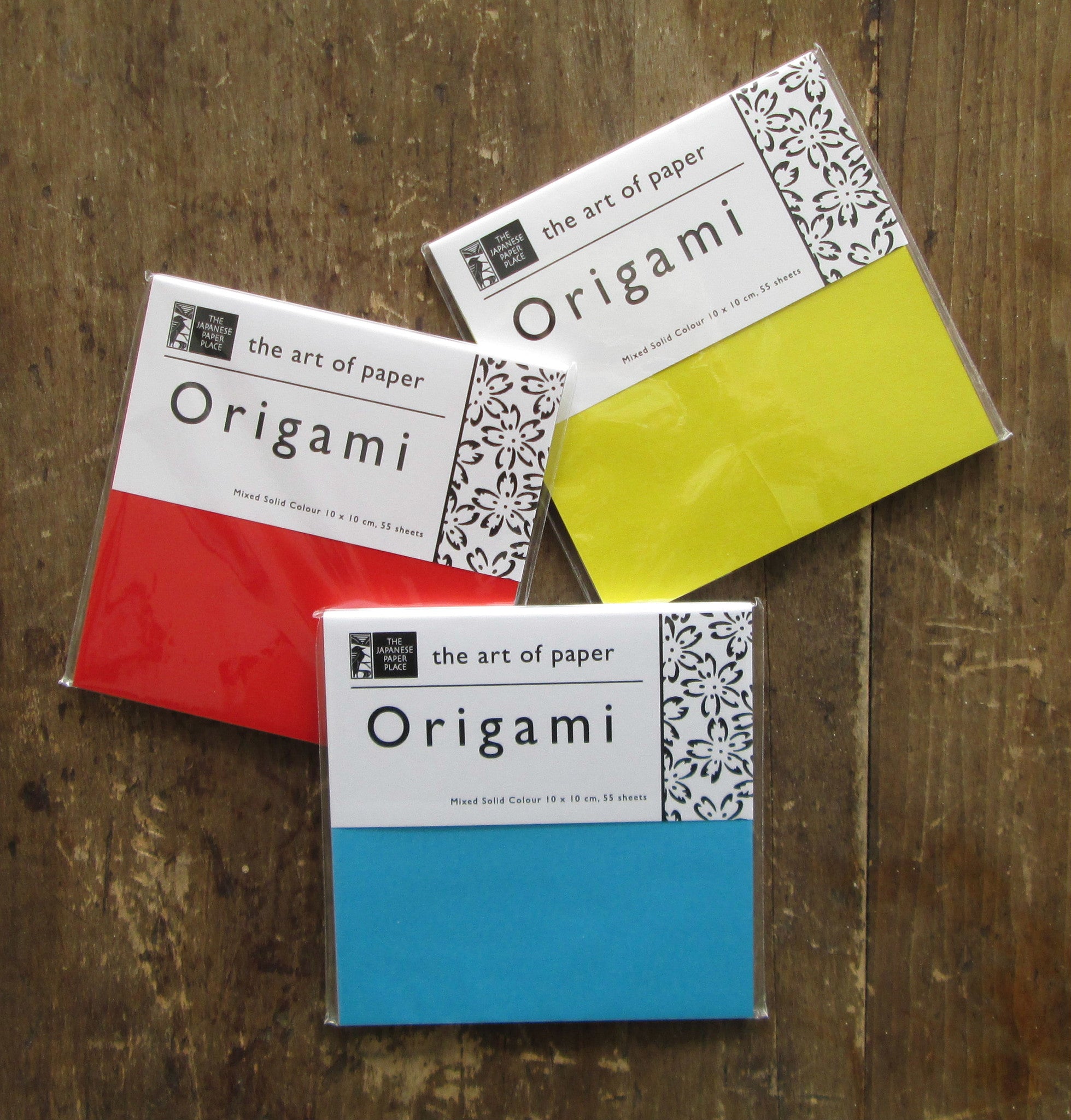 10CM Paper | 55 SHEETS SOILD COLOUR ASSORT #ORI2013