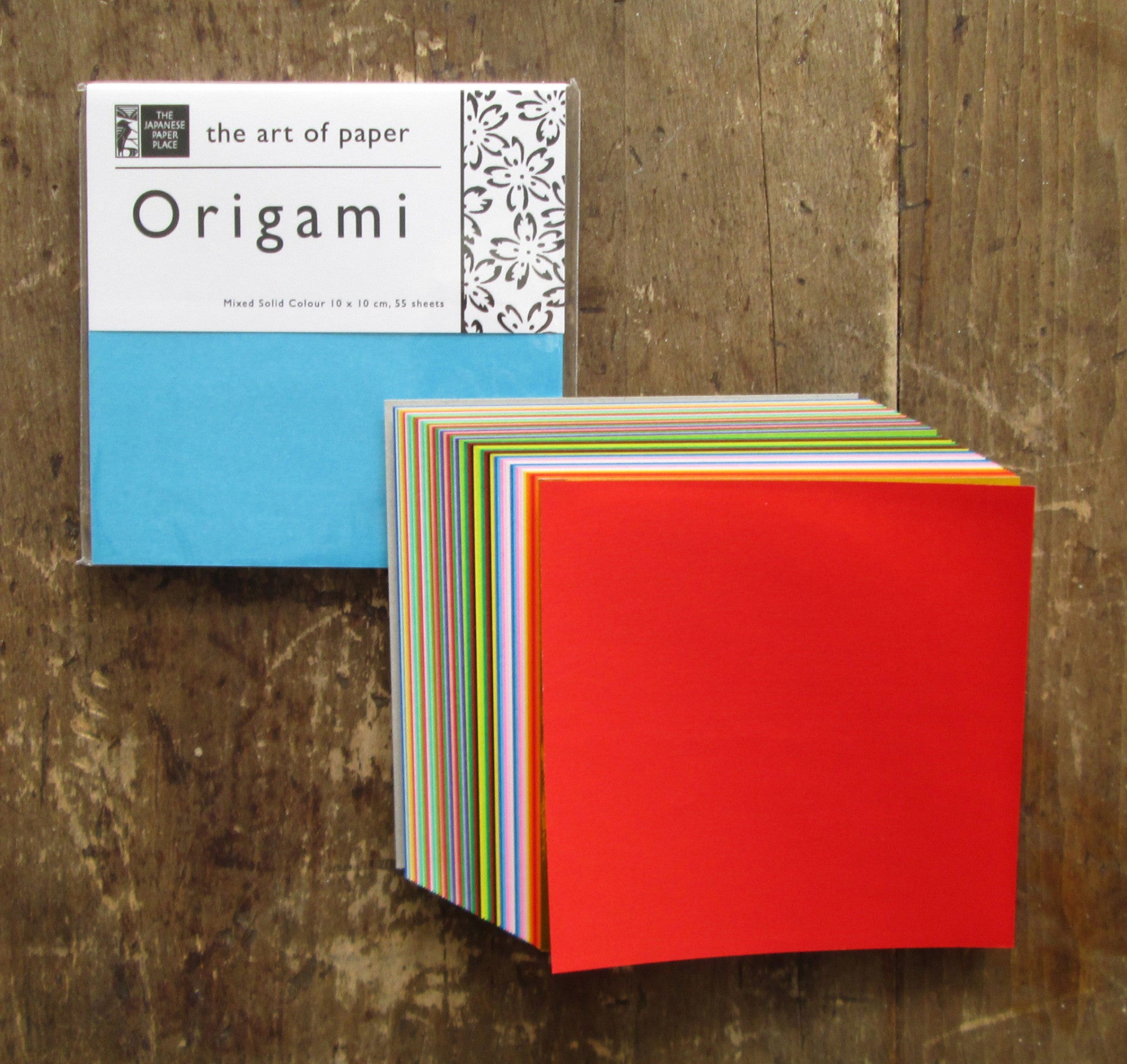 10CM Paper | 55 SHEETS SOILD COLOUR ASSORT #ORI2013
