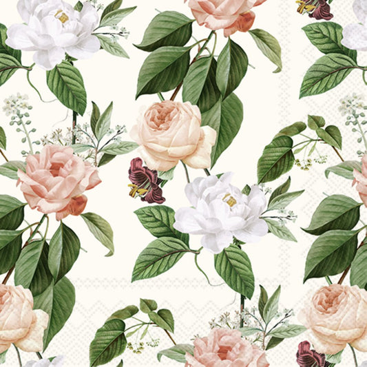 IHR Luncheon Napkins- Jorina (cream) #L990460