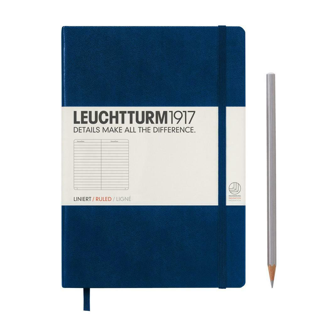 Journal Leuchtturm1917 doublé bleu marine #342922