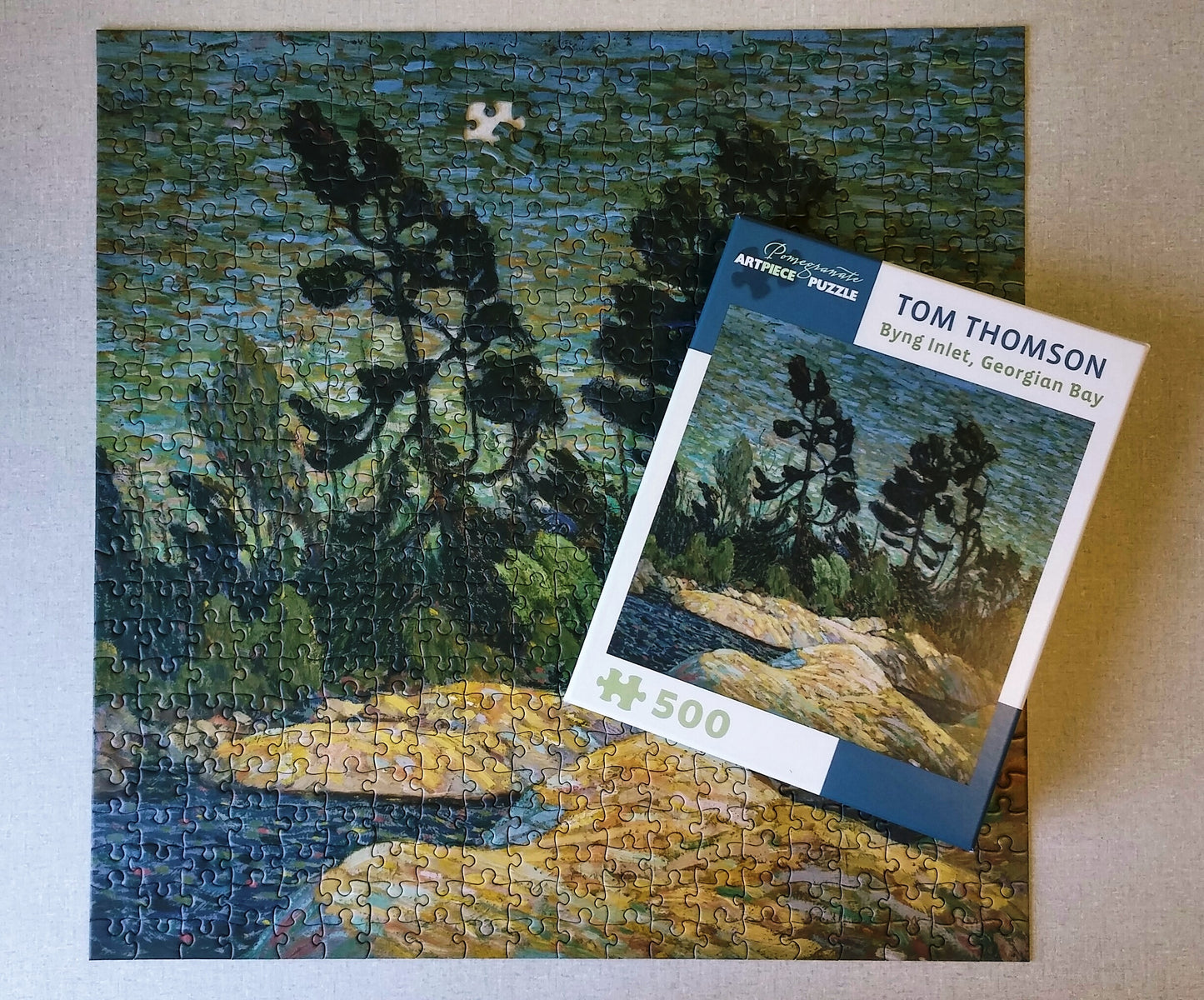 Pomegranate| 500 PC Puzzle- Tom Thomson: Byng Inlet, Georgian Bay #AA854
