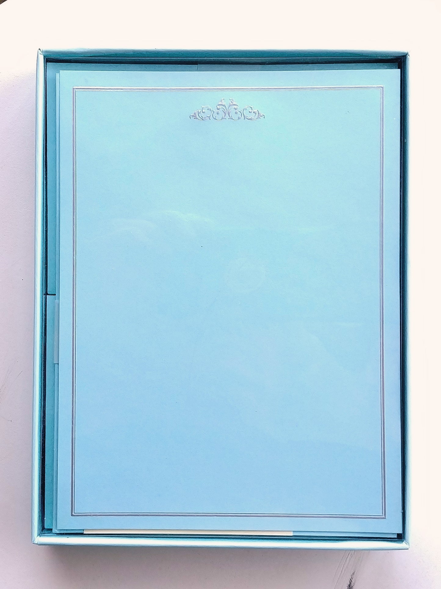 Blue Elegance Boxed Stationery  #2509