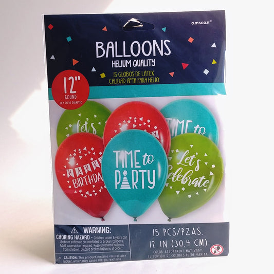 Round Birthday Balloons | Reason to Celebrate #110636-1
