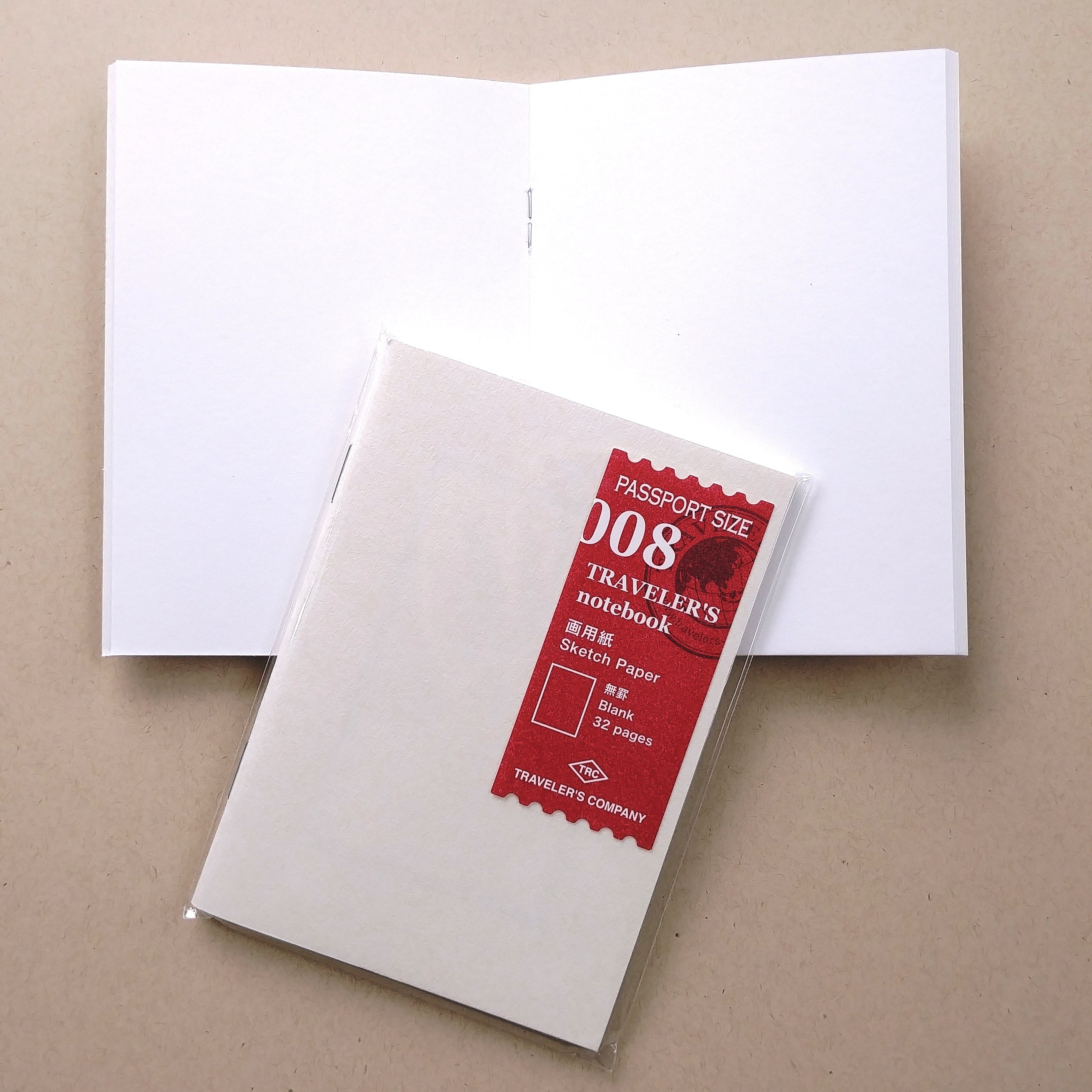 Papier à croquis de recharge pour passeport TN 008 #14372-006
