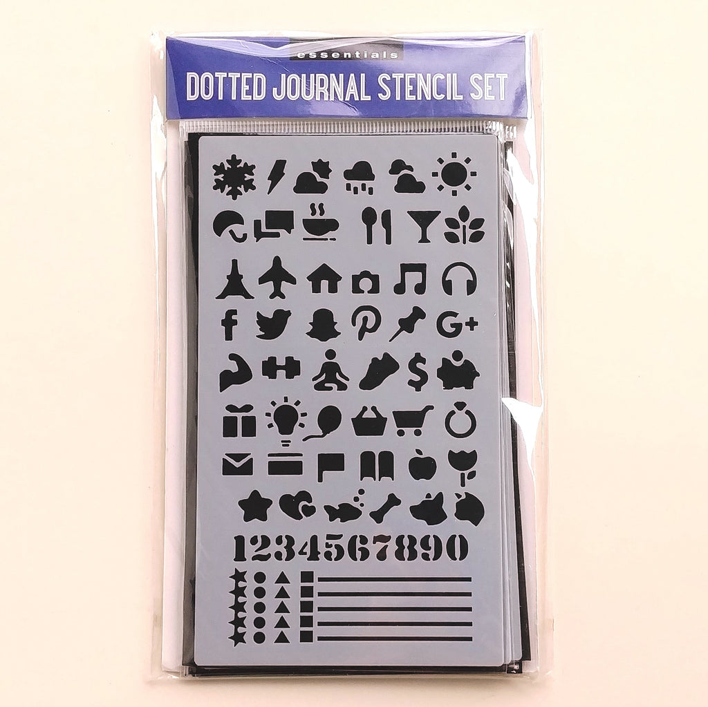 Dotted Journal Stencil Set - 12 PACK #328854 - 2