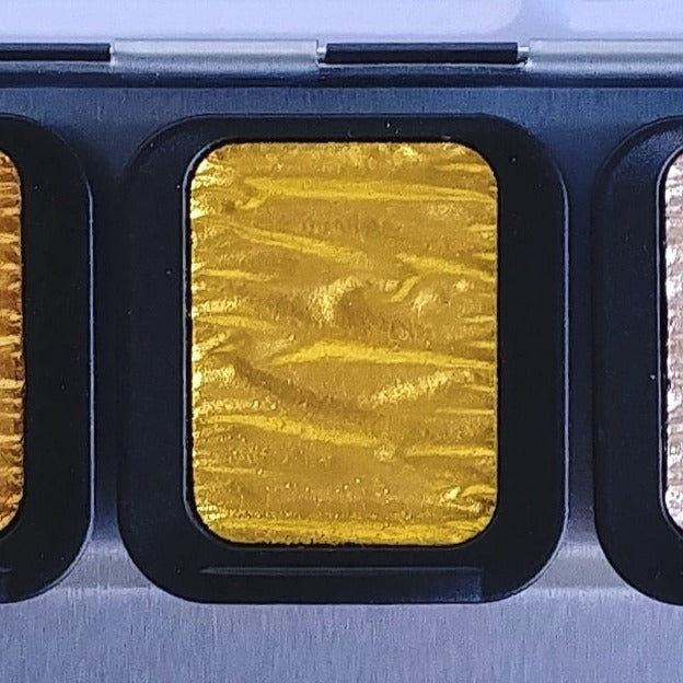 Pearlescent Pan Watercolour Refill | Arabic Gold #26FO620