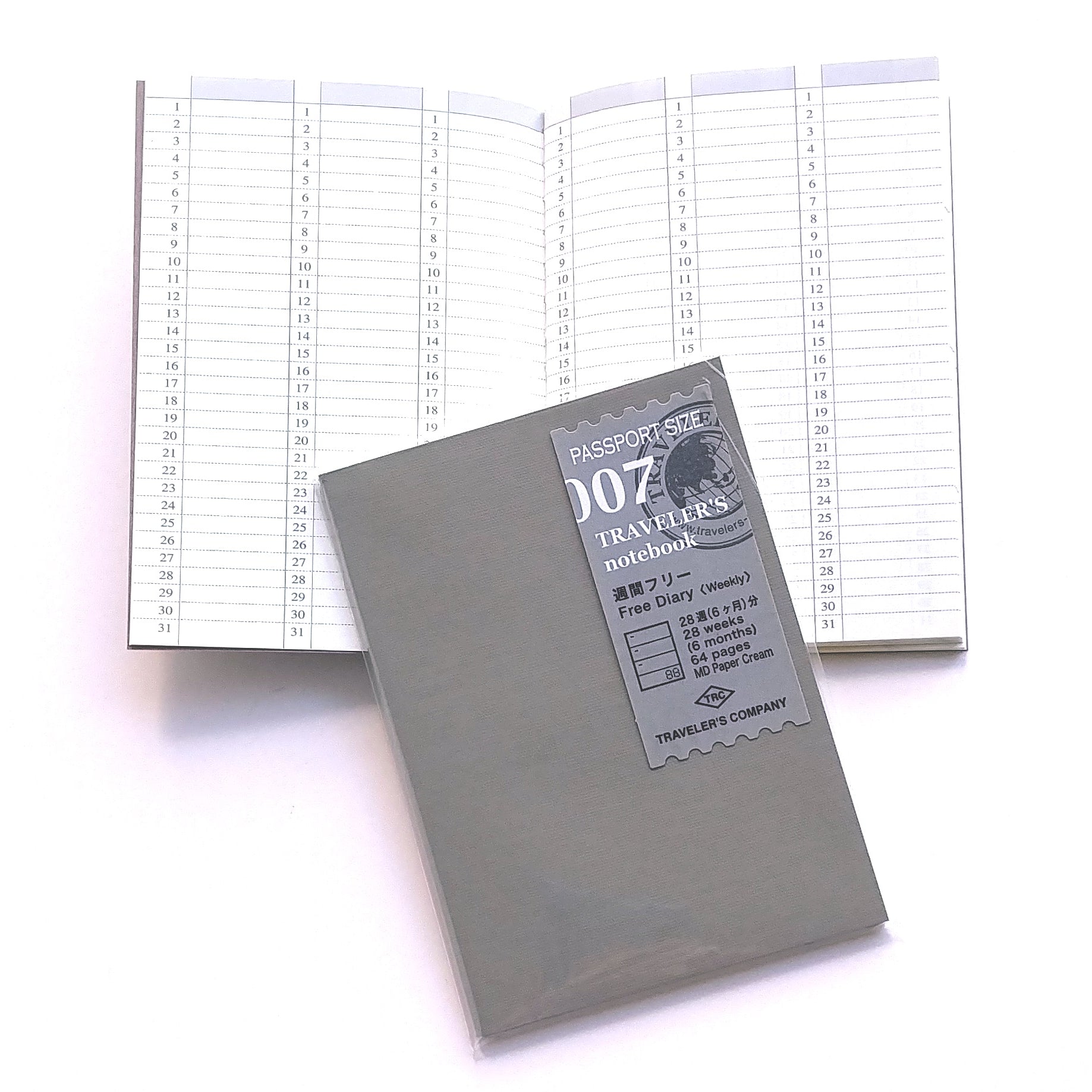 Passport Refill | 007 Free Diary - WEEKLY #14327-006
