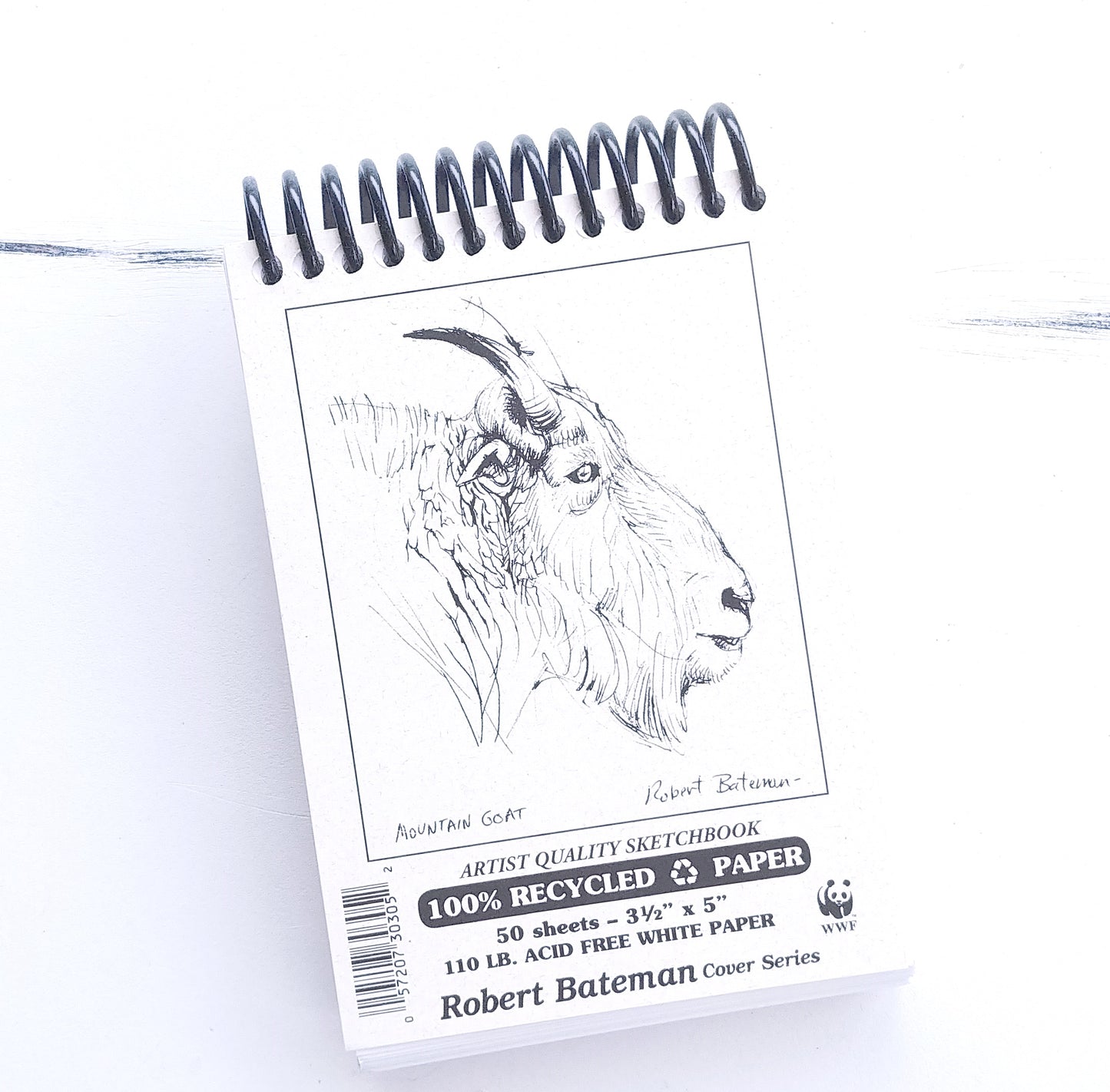 Robert Bateman Recycled Paper Sketchbook- 3.5" x 5"  #RP35
