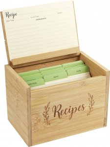 Bamboo Recipe Organizer #334626-2