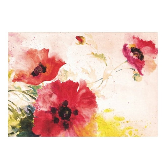 Boxed Note Cards | WATERCOLOUR POPPIES #324511-2