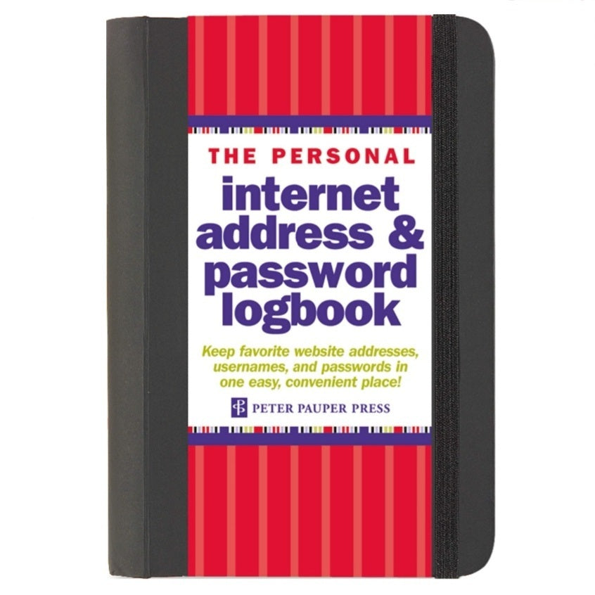 Petit carnet d'adresses Internet et de mots de passe - Noir #303257-2