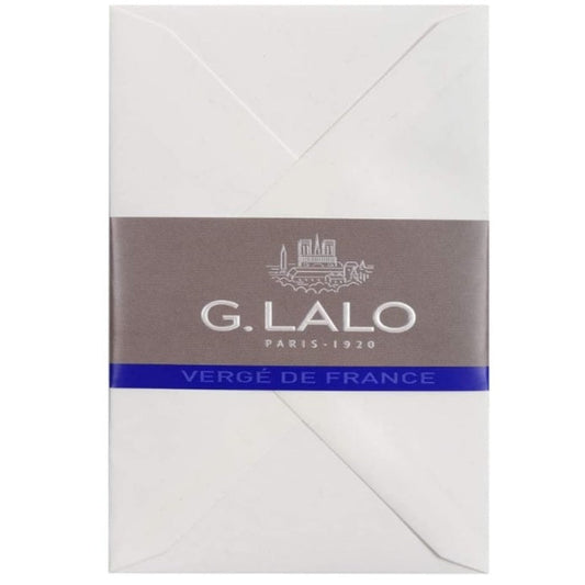G. Lalo Vergé de France C6 Envelopes - White #21400L
