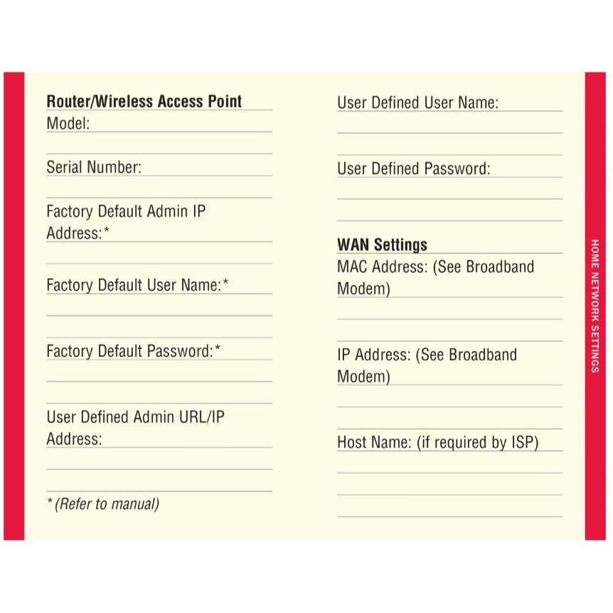 Small Internet Address & Password Logbook - with Large Print  #321701-2