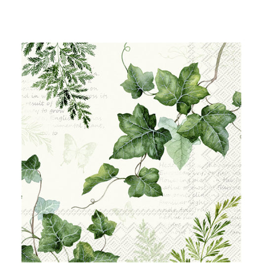 IHR Beverage Napkins- Elwin (cream)  #C986860