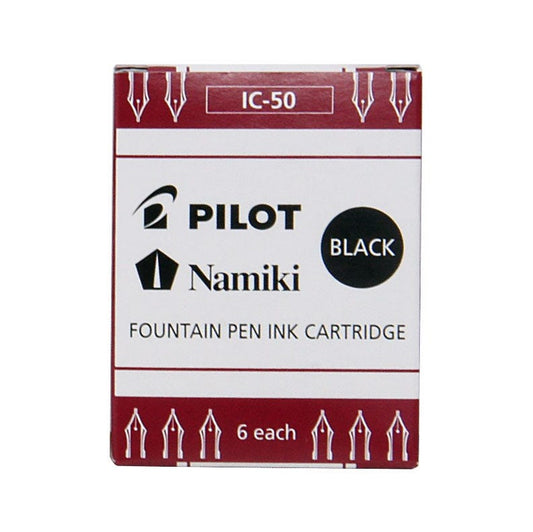Pilot Namiki Ink Cartridges- Black  #IC50-BK